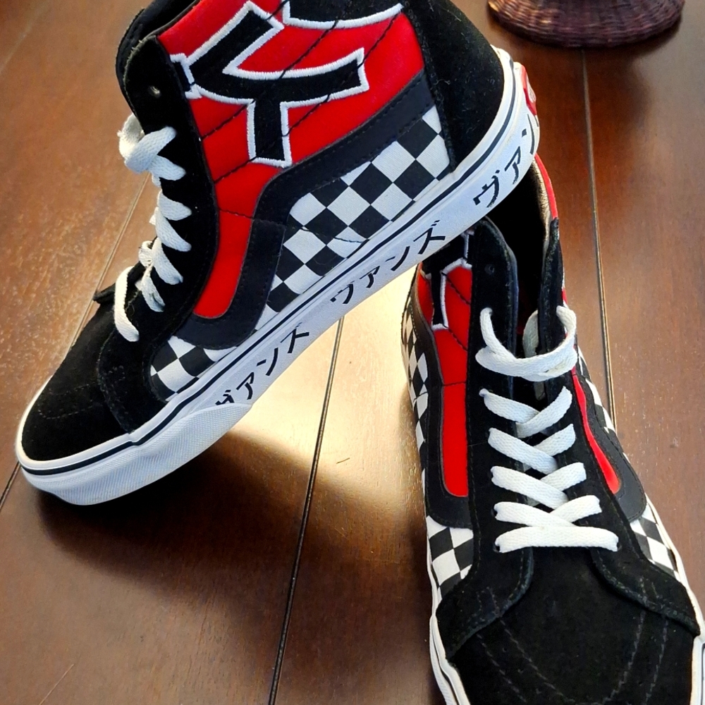 vans japanese sk8-hi men's size 9
